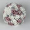 Brides posy - Vintage pink with heart