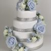 wedding bouquets - 3 piece cake topper