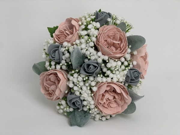 Artificial Brides Bouquet Bridal Posy Peonies