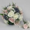Artificial Wedding Flowers Package Blush Pink & Grey - Image 3