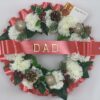 Artificial Christmas Carnation Funeral Wreath