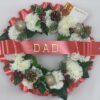 Artificial Christmas Carnation Funeral Wreath