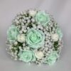 Artificial Wedding Flowers Bridesmaid Round Bouquet Posy Gypsophila Pastel - Image 5