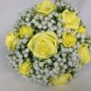 Artificial Wedding Flowers Bridesmaid Round Bouquet Posy Gypsophila Pastel - Image 2