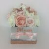 Artificial Flower Hat Box Diamante Square - Image 3