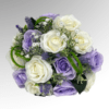 Artificial Wedding Flowers Package Silk Roses Gypsophila Lilac Greenery - Image 3