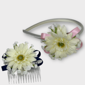 AIFUSI Artificial Flowers Daisy Flower White Artificial Gerber Daisy Fake Plant for Home,Office,Wedding Decoration