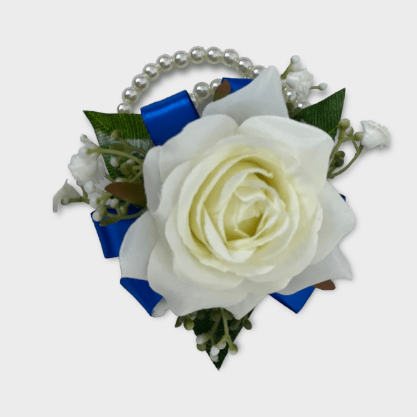 Ivory Rose Wrist Corsage Wristlet Band Bracelet and Boutonniere Set for Men  Women Bride Bridesmaid Wedding Prom Flowers Accessories (A-Boutonniere &  Wrist Corsage) : Amazon.in: Home & Kitchen
