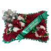 Christmas grave pillow